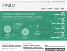 Tablet Screenshot of epsilia.com